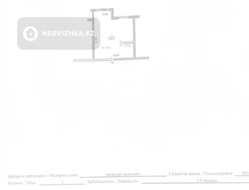 1-комнатная квартира, этаж 2 из 13, 50 м², миниатюра 5