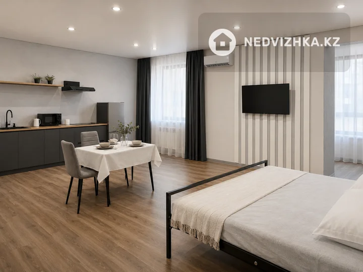 1-комнатная квартира, этаж 3 из 9, 40 м², На длительный срок, фотография 2