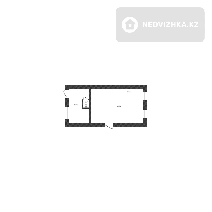 Помещение, этаж 1 из 1, 64 м², фотография 5