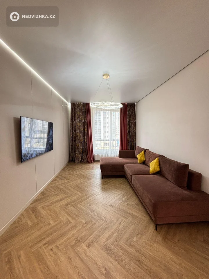 2-бөлмелі пәтер, қабат 4 барлық қабат саны 10, 72 м²