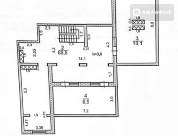 7-комнатная квартира, этаж 22 из 25, 203 м², миниатюра 8
