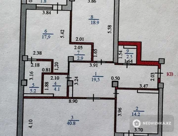 3-комнатная квартира, этаж 2 из 18, 128 м², миниатюра 7