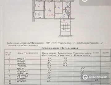 4-комнатная квартира, этаж 5 из 5, 62 м², миниатюра 8