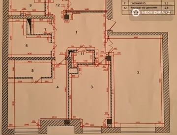 4-комнатная квартира, этаж 3 из 7, 156 м², миниатюра 1
