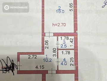 2-комнатная квартира, этаж 8 из 8, 48 м², миниатюра 11