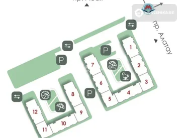 3-комнатная квартира, этаж 8 из 12, 86 м², миниатюра 3