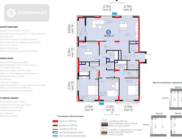 5-комнатная квартира, этаж 9 из 9, 165 м², миниатюра 1