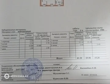2-комнатная квартира, этаж 2 из 4, 41 м², миниатюра 1