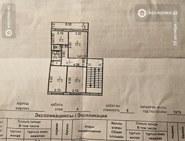3-комнатная квартира, этаж 4 из 5, 62 м², миниатюра 1