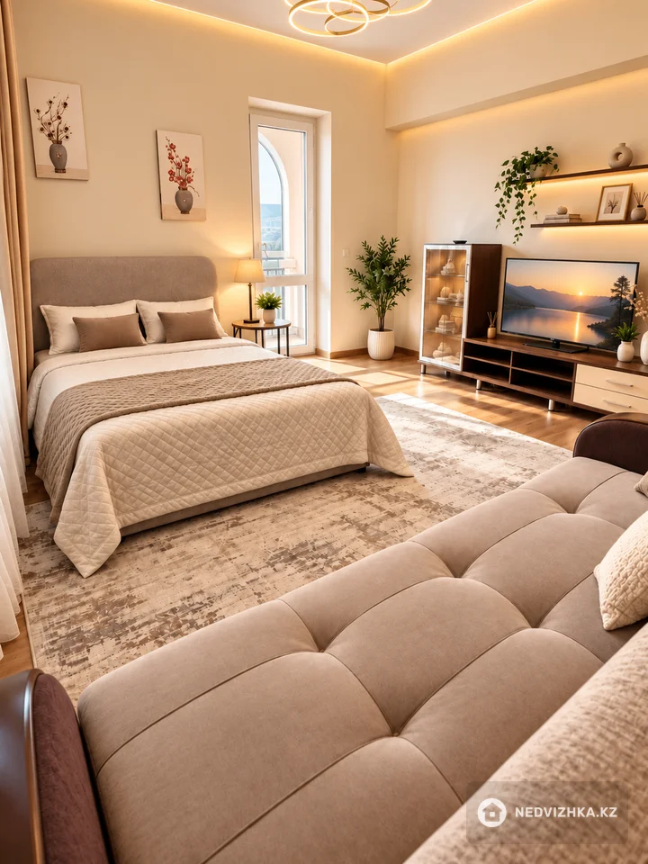 1-комнатная квартира, этаж 11 из 12, 50 м², На длительный срок