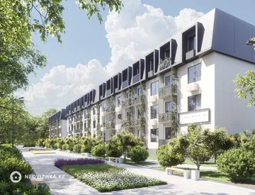 1-комнатная квартира, этаж 2 из 4, 37 м², миниатюра 4