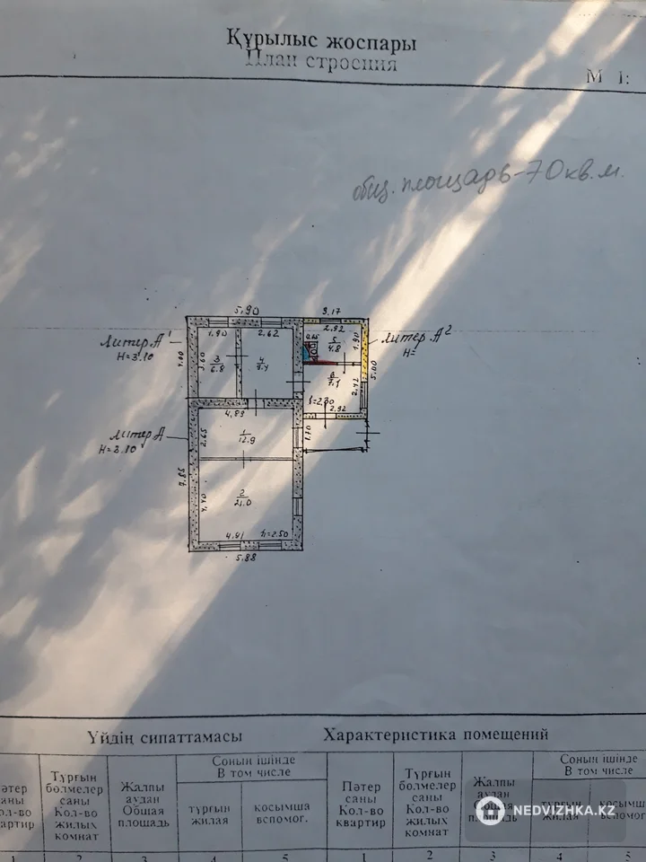 4-комнатный дом, 7.5 соток, 70 м², фотография 2